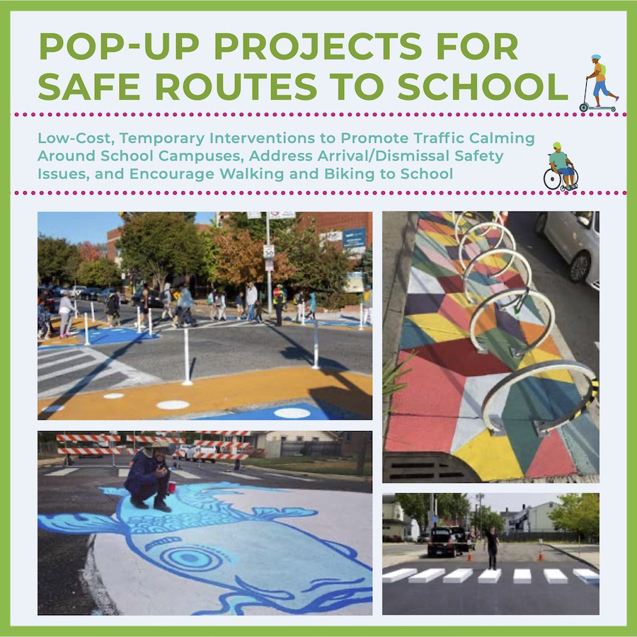 Pop-Up Projects for Massachusetts Safe Routes to School cover page
