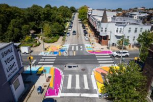 Highlandtown Park Shine birds eye view north