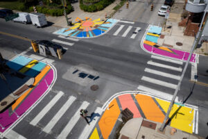 Highlandtown Park Shine birds eye view northwest